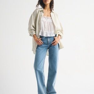 A&F 90’s Relaxed Jean High Rise Medium Wash - 32/14 long curve love